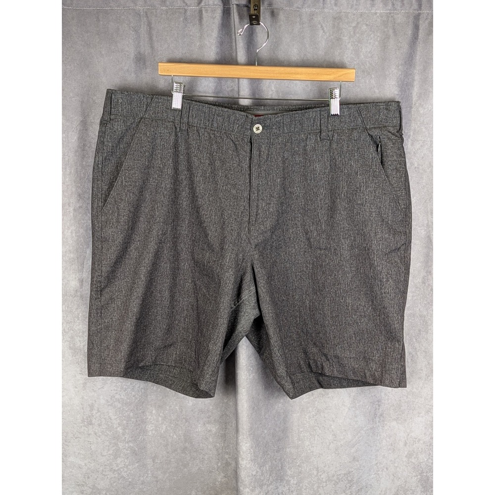 Swiss Tech Mens Performance Shorts Gray‎ Heathered Comfort Waist Size 44 Hiking